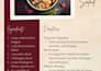 make the menu of foods